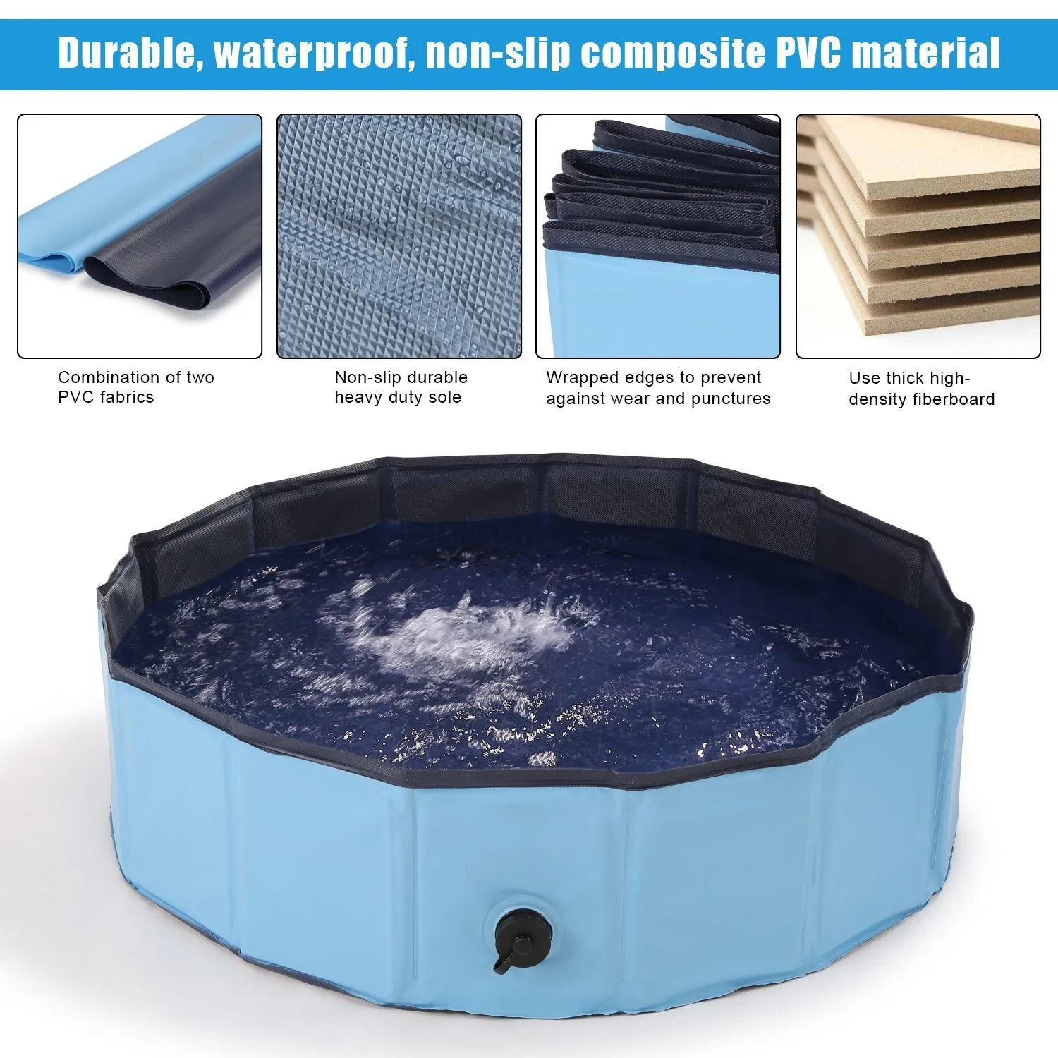 OWNPETS Foldable Pet Pool
