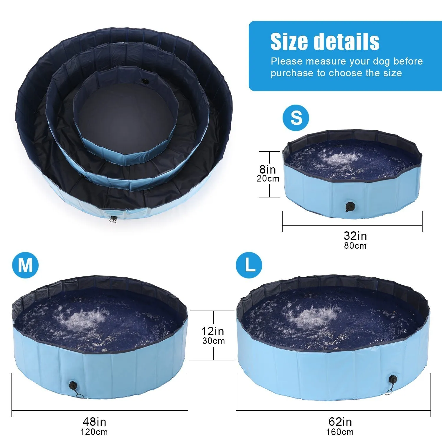 OWNPETS Foldable Pet Pool