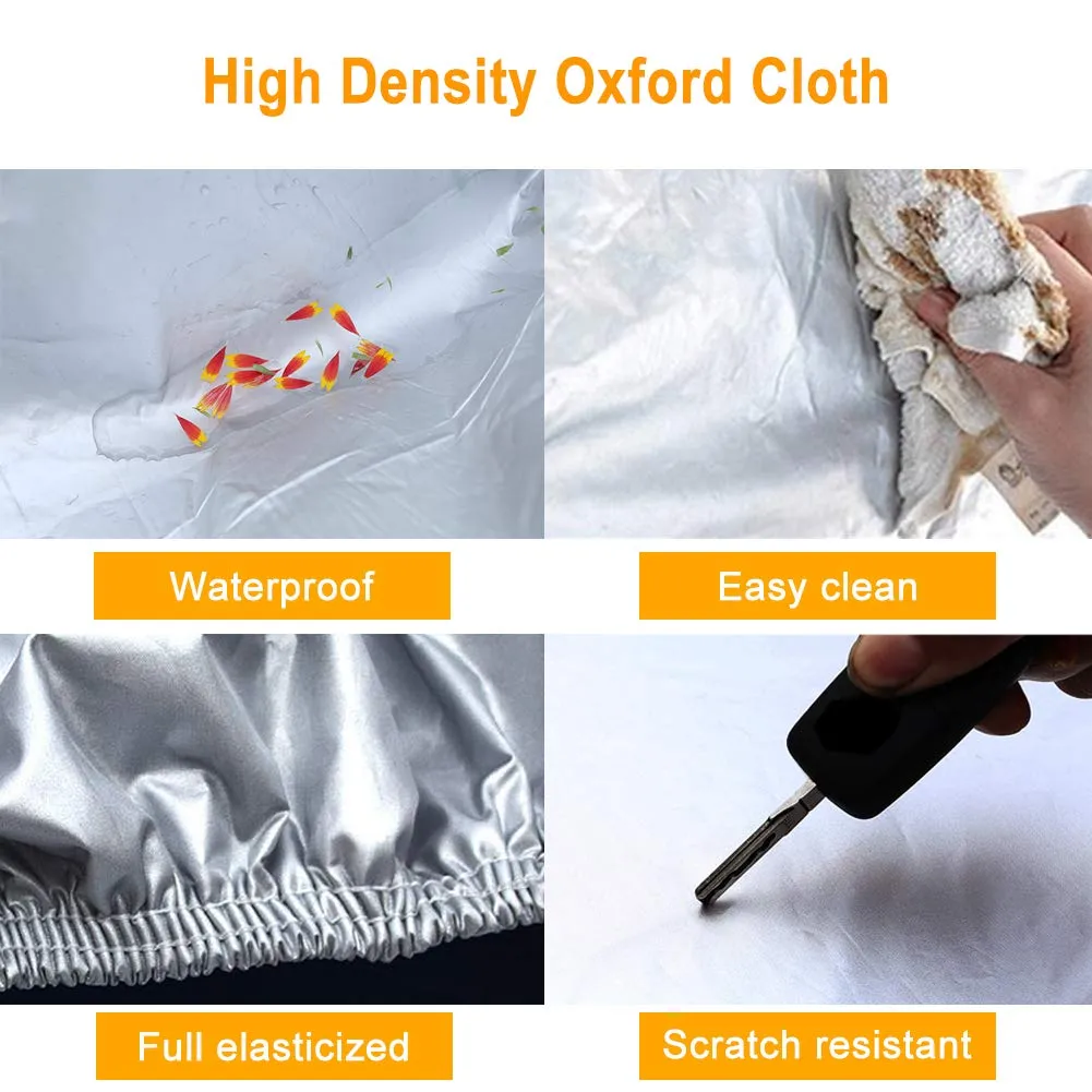 Oxford Cloth Car Cover Hatchback Lightweight Waterproof Dust Hail Universal S