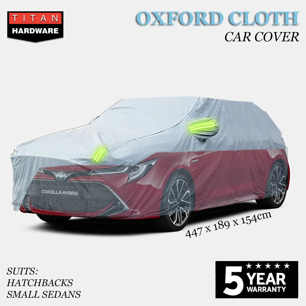 Oxford Cloth Car Cover Hatchback Lightweight Waterproof Dust Hail Universal S