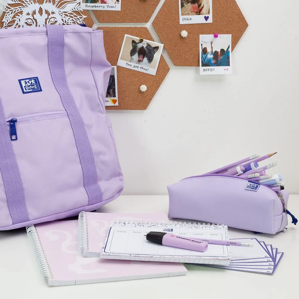 Oxford Lavender Large Square Pencil Case