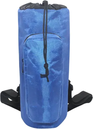 Oxygen Backpack Holder, Waterproof Shockproof Portable Oxygen Tank Carrier Bag, Medical Oxygen Bag Supplies with Adjustable Shoulder Strap, Side Pockets, for Medical Travel