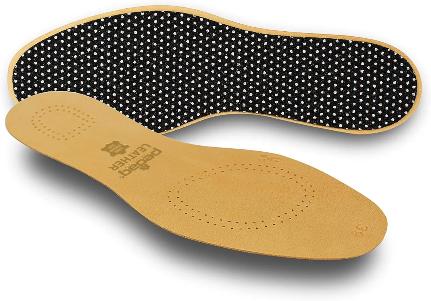 Pedag 172 Leather Naturally Tanned Sheepskin Insole with Activated Carbon, Tan, US W11/12 M8/9 EU 41/42