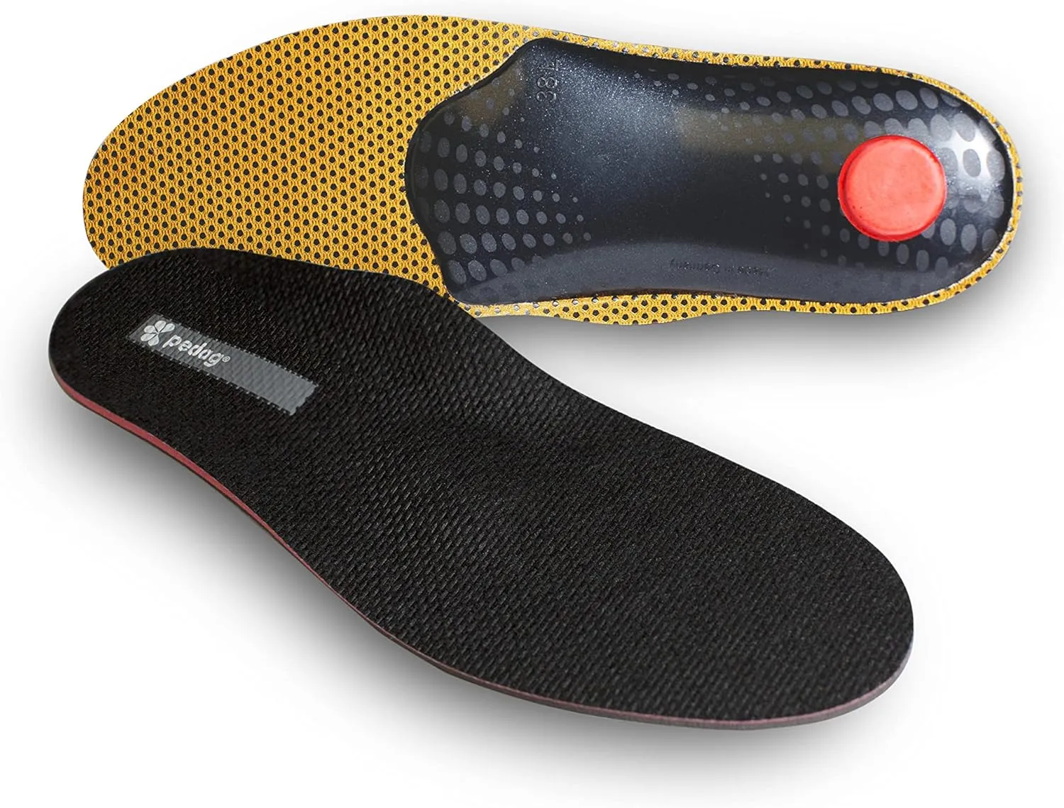 Pedag Plantar Fasciitis | German Made | Arch Support Orthotic Insoles Inserts for Men and Women | Heat Moldable Shoe Inserts | Medium and High Arch | Foot Pain Relief | Anti Odor | Women US 9/ EU 39