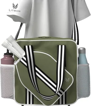 Pickleball Bag with Detachable Cooler & Fence Hooks – Durable, Functional Design for Men & Women