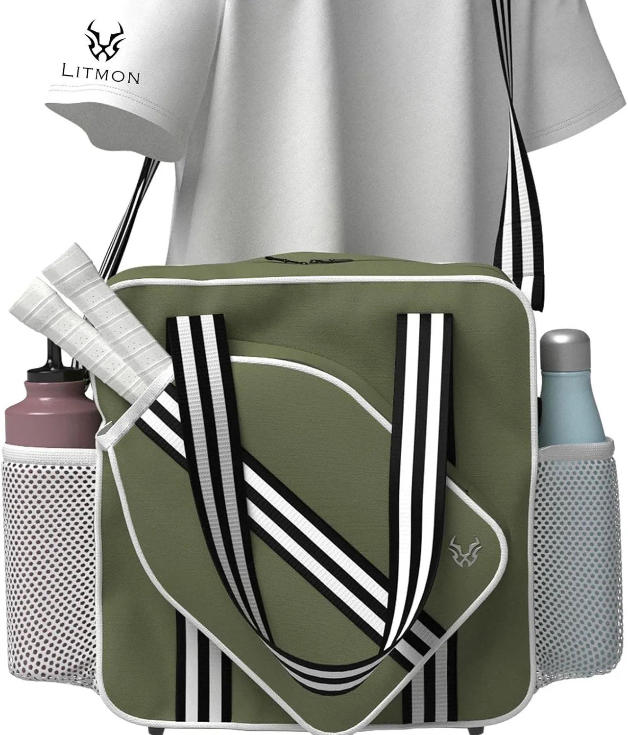 Pickleball Bag with Detachable Cooler & Fence Hooks – Durable, Functional Design for Men & Women