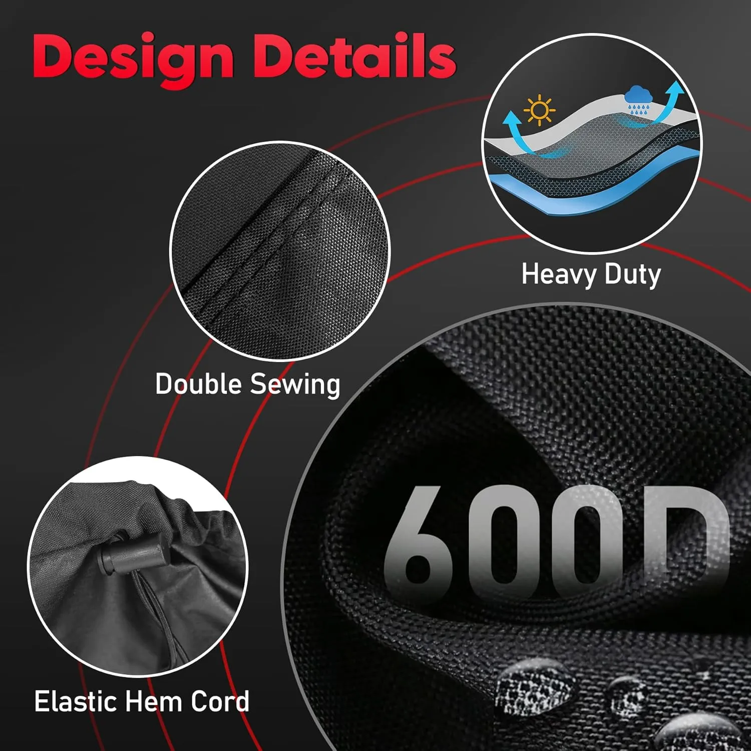 Pool Table Cover - Billiard Table Covers, 600D Waterproof & Heavy Duty Covers for Billiard Pool Table, Scratch-Proof UV Protection Snooker Furniture Table Cover - 9 Feet