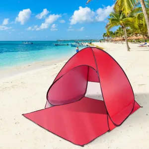 Pop Up Beach Tent Sun Shade Shelter with Net Window, Waterproof Instant Setup Canopy for 2-3 People, Portable UV Protection for Outdoor Camping Beach Park Lake