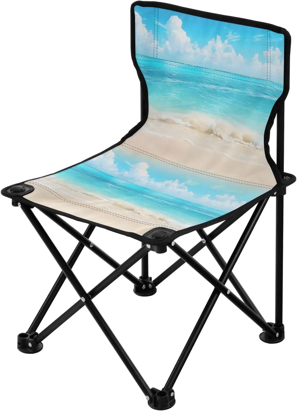 Portable Camping Folding Chairs Foldable Chair Small Sandbeach Lightweight Backpacking Outdoor Outside Fishing
