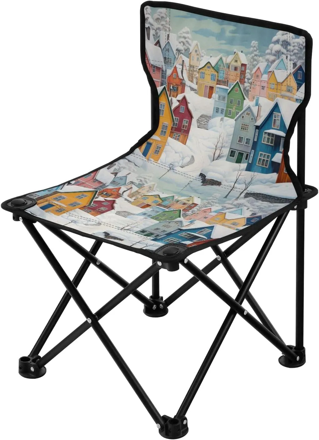 Portable Camping Folding Chairs Foldable Chair Small Snow Winter Cottage Lightweight Backpacking Outdoor Outside Fishing