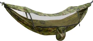 Portable Camping Hammock, Lay Flat Hammock Tent with Sunshade Cloth, Hammock for Camping, Traveling, Hiking(Camouflage Color)