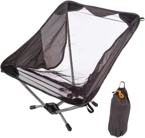 Portable Folding Chair Camping Chair Low Profile Folding Chair with Carry Bag for Camping Beach Picnic Barbeques Sporting Event Adjustable Folding Chair