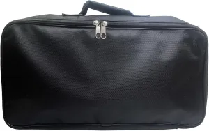 Portable Gig Bag Effect Pedalboard Carry Bag 18 x 9 x 3 Inch for Small Guitar Effects Pedal Board Black