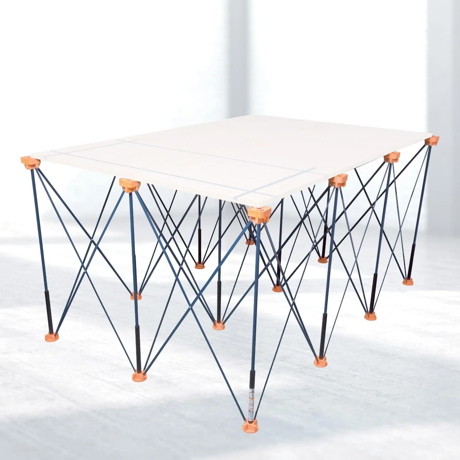 POWERTEC Arachni Flex Portable Workbench 4x6ft Collapsible Workstand - Heavy Duty Folding Work Table Base, 4500 lbs Capacity 36 Inch Work Height, No Assembly Mobile Work Station w/Carry Strap (71929)