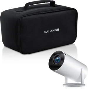 Projector Carrying Case for HY320 HY300, Salange Projector Bag with Accessories Storage Pockets, All-in-One Portable Travel Case Compatible with XuanPad ‎X3, Gaimoo GM200, Maypug P1, Magcubic HY300PRO