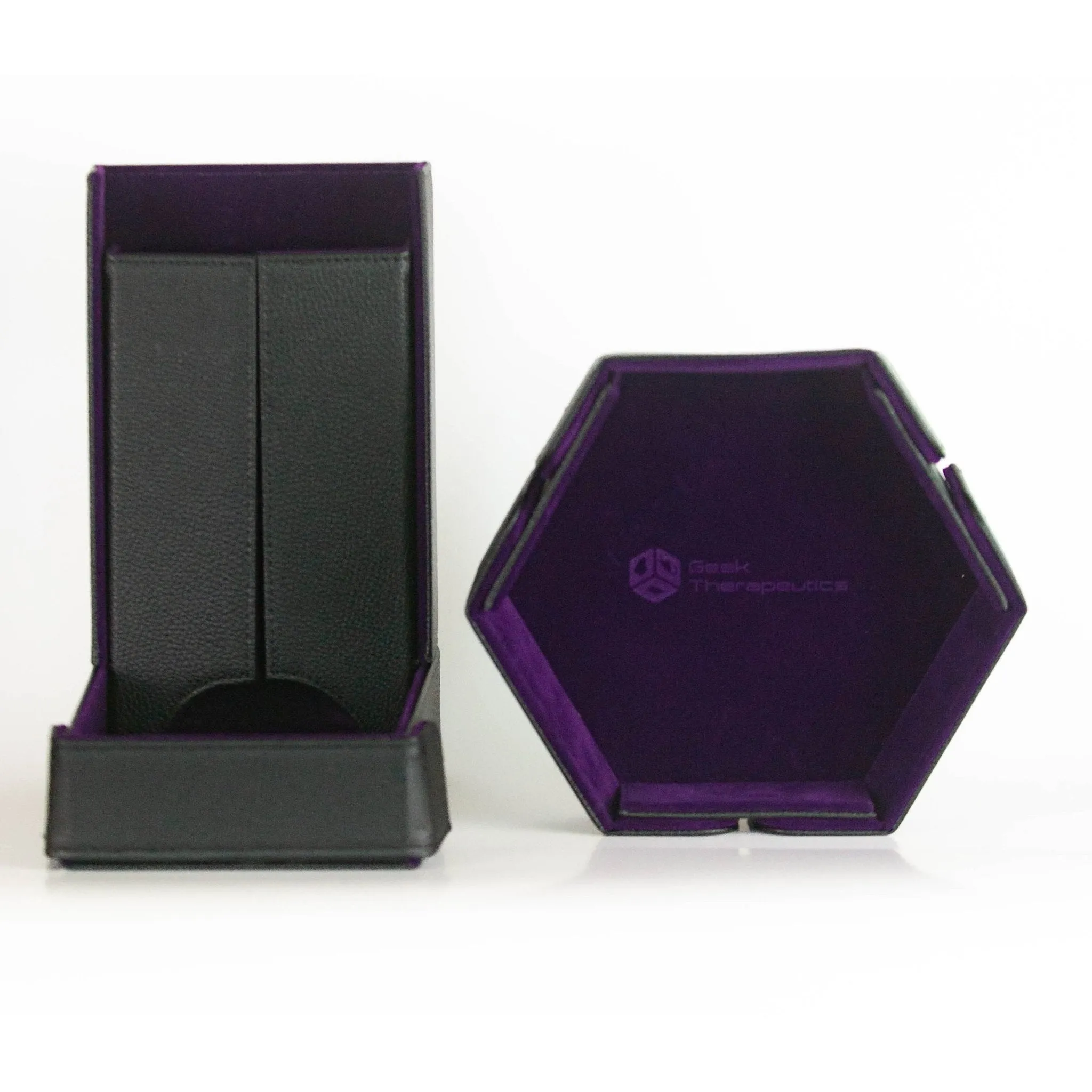 Purple Magnetic Travel Foldable Dice Tower