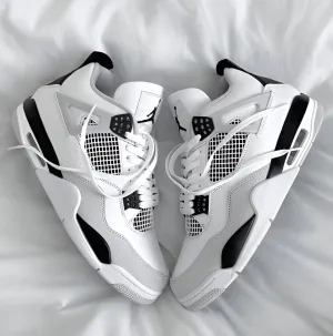 "Nike Air Jordan Retro 4 Military Black – Iconic Style, Supreme Comfort!"
