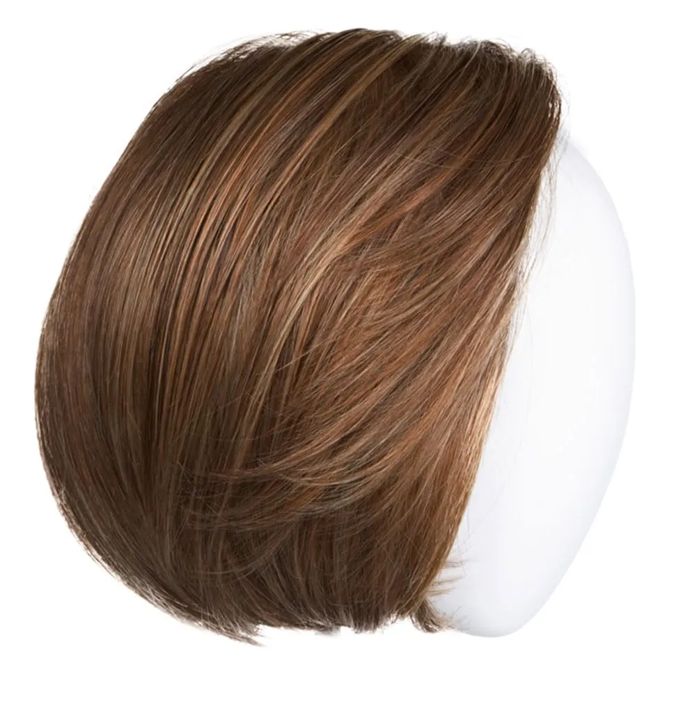 Raquel Welch Straight Up With A Twist Elite Chin Length Tailored Bob Wig by Hairuwear, Average Cap, RL12/16 Honey Toast