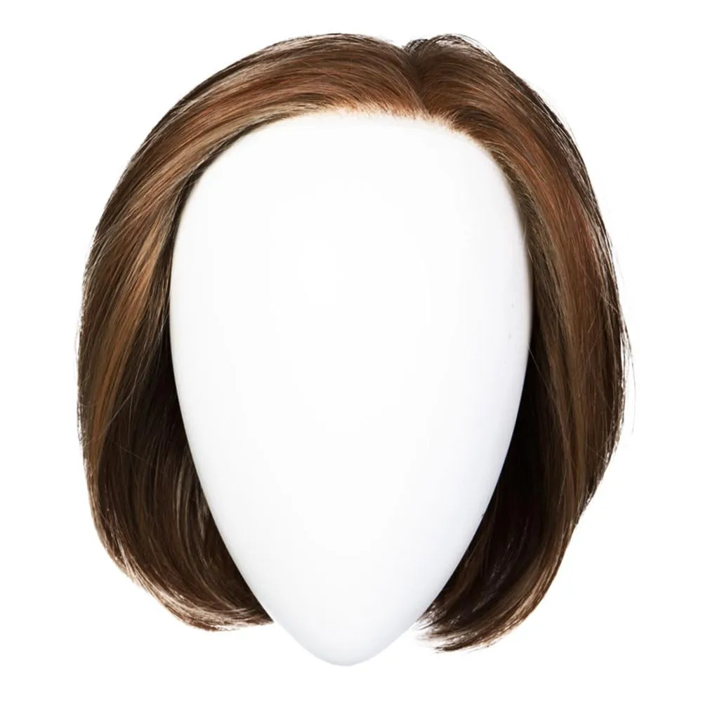 Raquel Welch Straight Up With A Twist Elite Chin Length Tailored Bob Wig by Hairuwear, Average Cap, RL12/16 Honey Toast