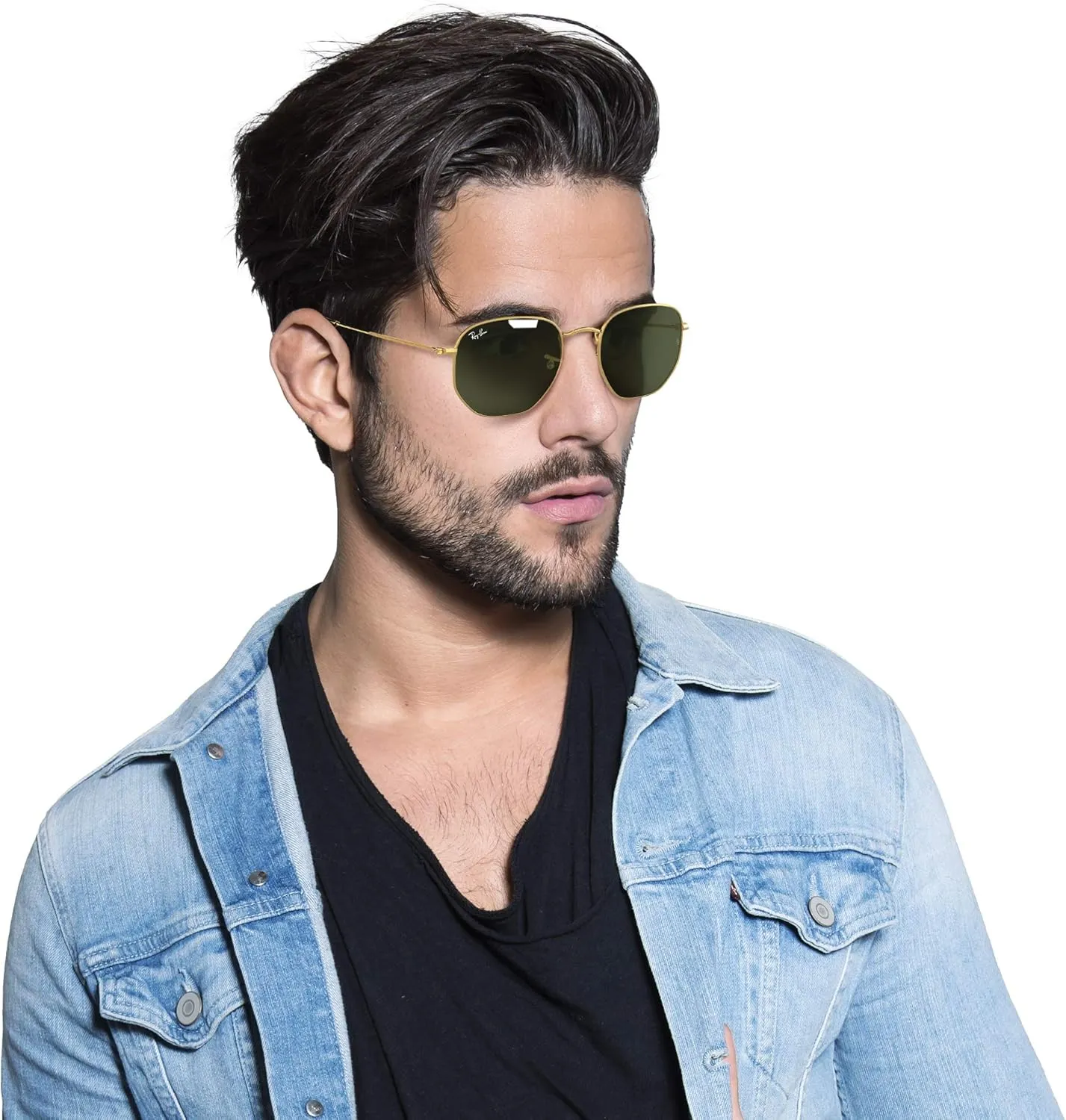Ray-Ban Rb3548n Hexagonal Flat Lens Evolve Photochromic Sunglasses