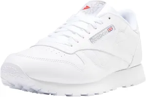 Reebok Men's Classic Leather Sneaker, US-White/White/LT Grey, 5.5