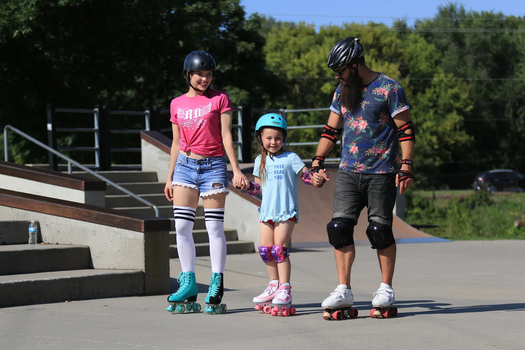 Roller Skate Firestar Girl's White/Pink