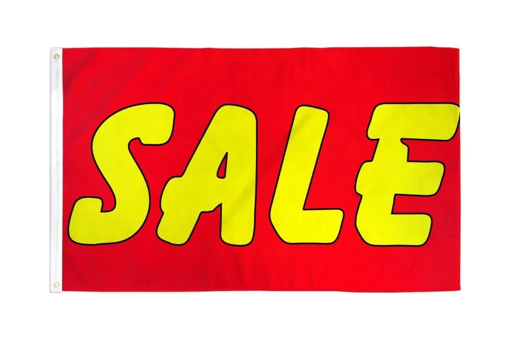 Sale (Red & Yellow) 3x5ft DuraFlag