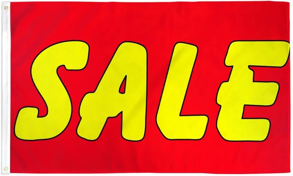 Sale (Red & Yellow) 3x5ft DuraFlag