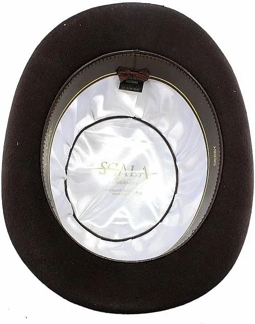 Scala Men's Wool Felt Derby Hat