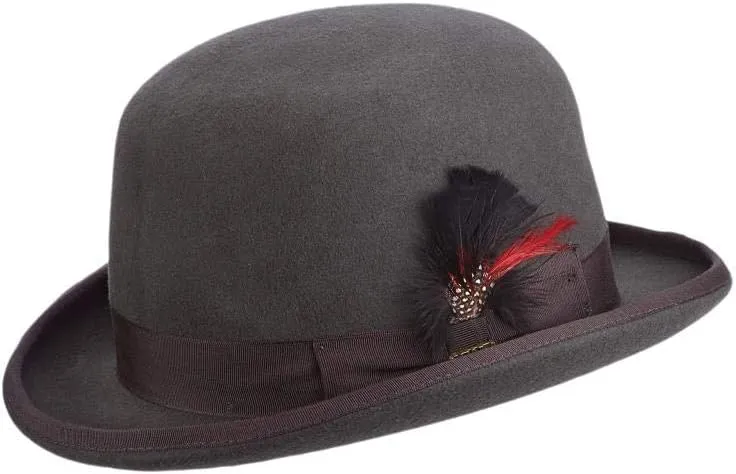Scala Men's Wool Felt Derby Hat