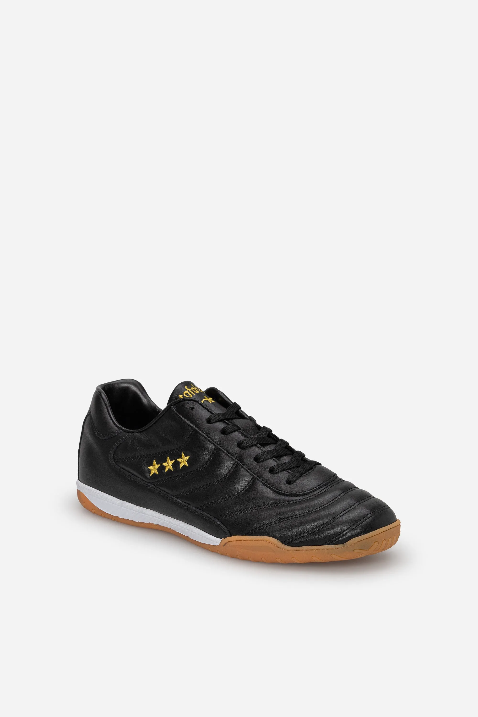 Scarpe da calcio Indoor in pelle Derby
