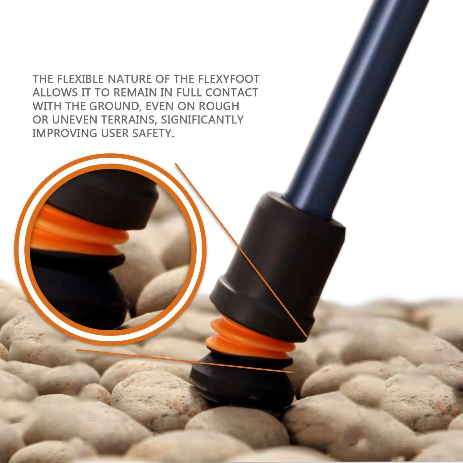 Shock Absorbing Derby Handled Walking Stick