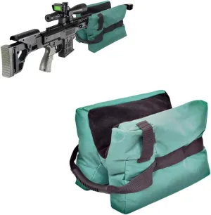 Shooting Rest Bag Unfilled Water-Proof Oxford Support Sand Bags，Durable Sighting Bracket Portable Shooting Bench Stand Holders for Rifles/Guns/Hunting/Target Sports