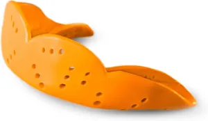 SISU Aero Small Mouthguard, Athletic Orange - 1.6mm Thin - Custom-Molded Fit - Slim Design - Remoldable Up to 20 Times - for Team Sports - Non Toxic