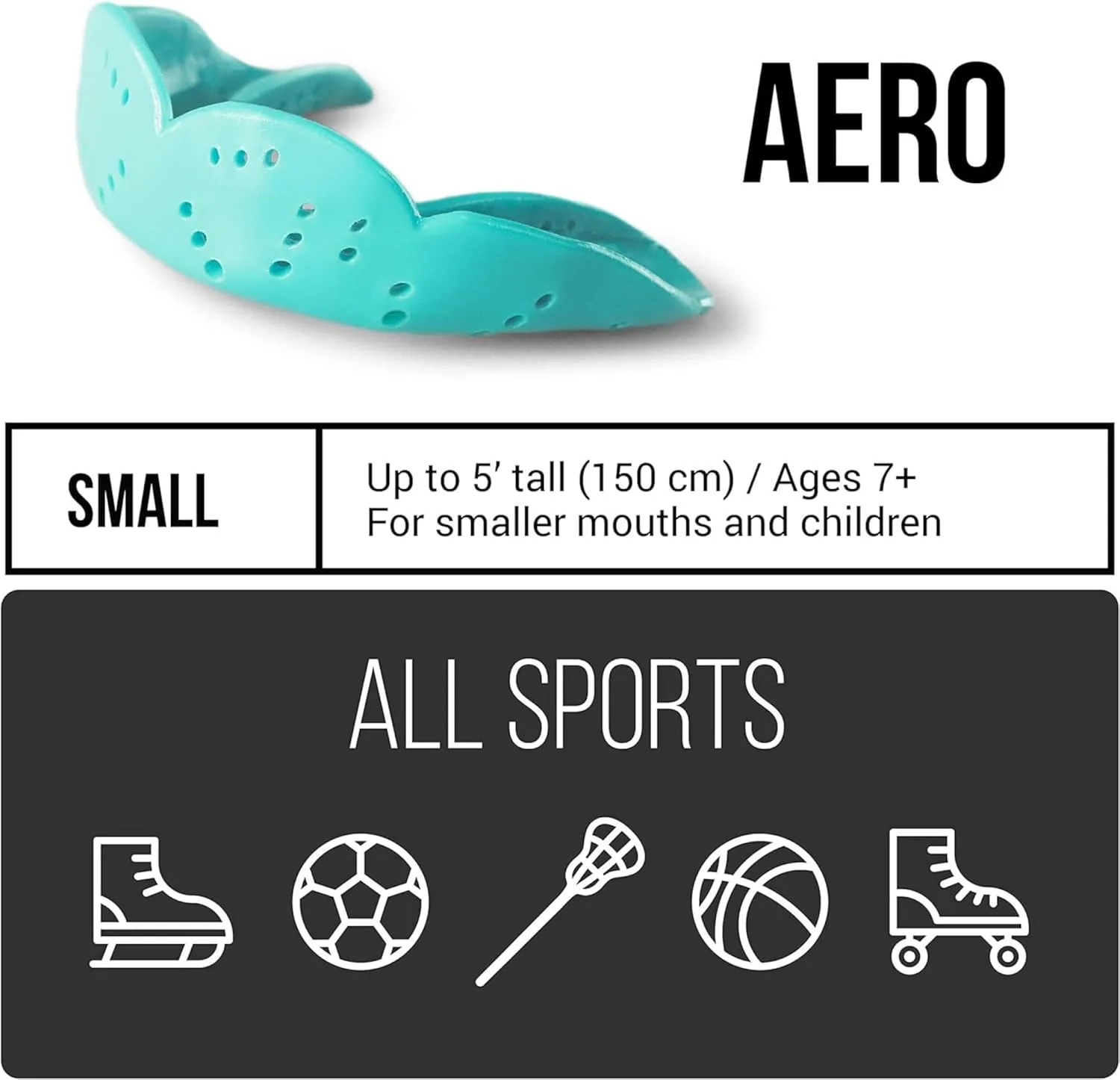 SISU Aero Small Mouthguard, Athletic Orange - 1.6mm Thin - Custom-Molded Fit - Slim Design - Remoldable Up to 20 Times - for Team Sports - Non Toxic