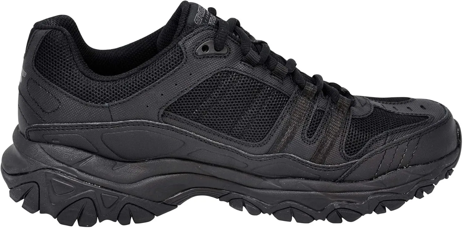 Skechers Men's After Burn Memory Fit - Strike Off Lace-Up Sneaker