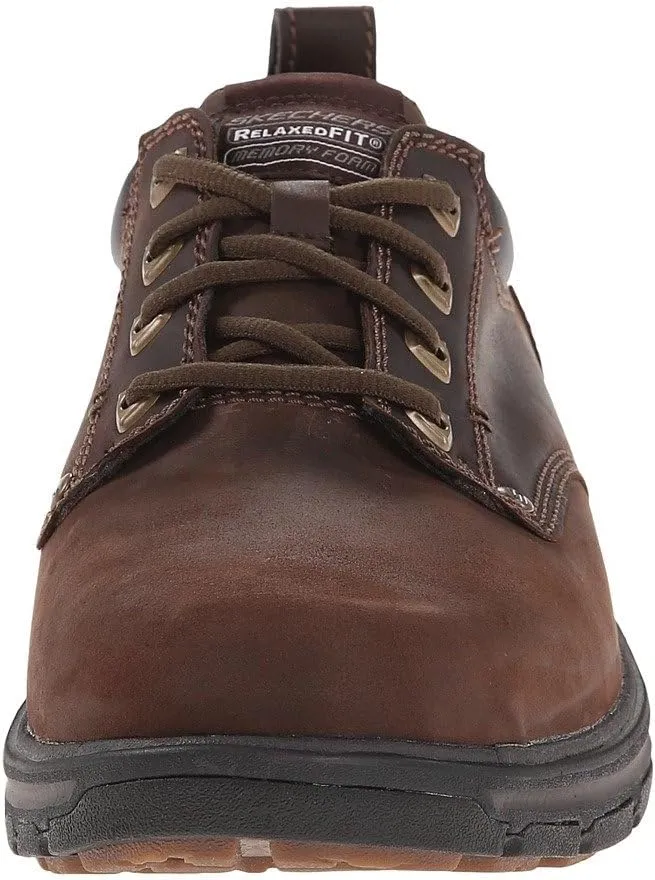 Skechers Men's Segment Rilar Oxford Shoe Brown 6.5 D(M) US