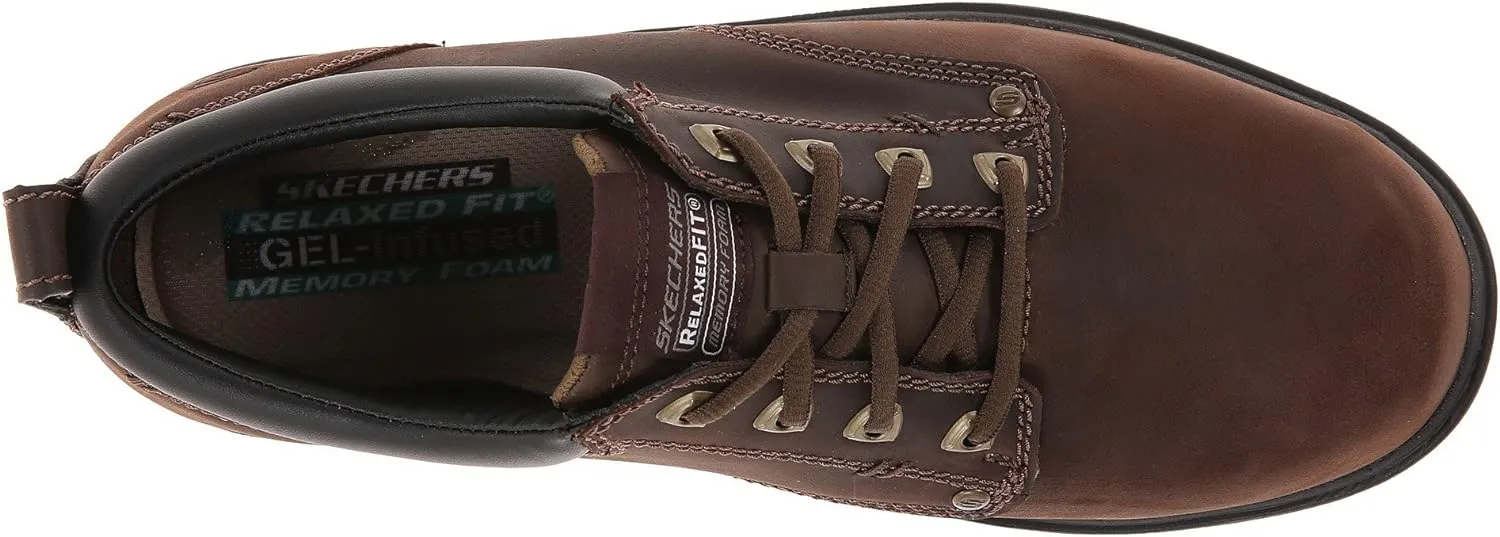 Skechers Men's Segment Rilar Oxford Shoe Brown 6.5 D(M) US