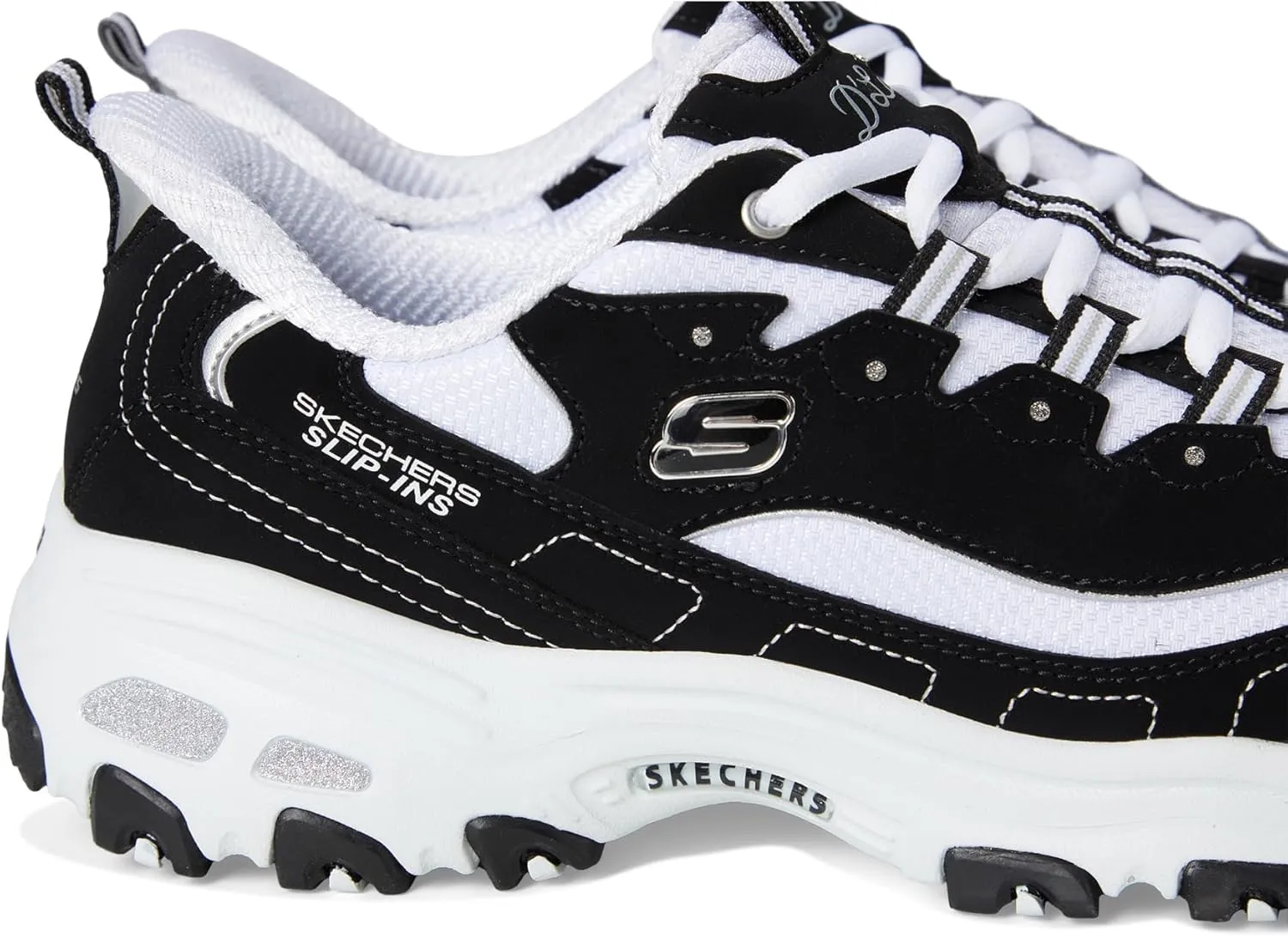 Skechers Women's D'Lites Fan Girl Hands Free Slip-ins Sneaker