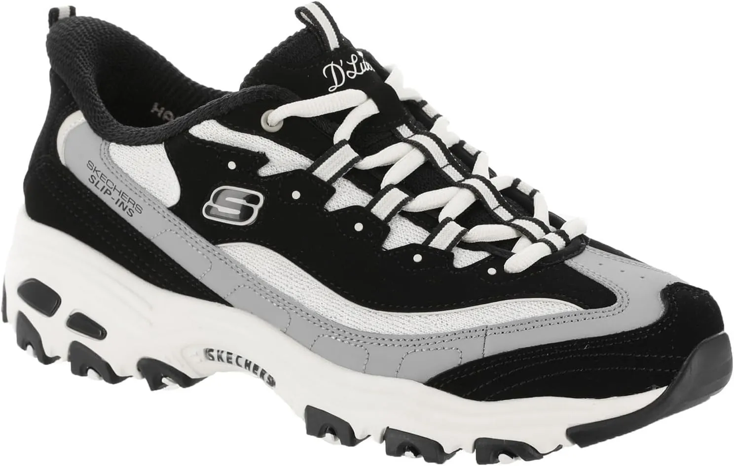 Skechers Women's D'Lites-Smooth Nostalgia, Hands Free Slip-ins Sneaker
