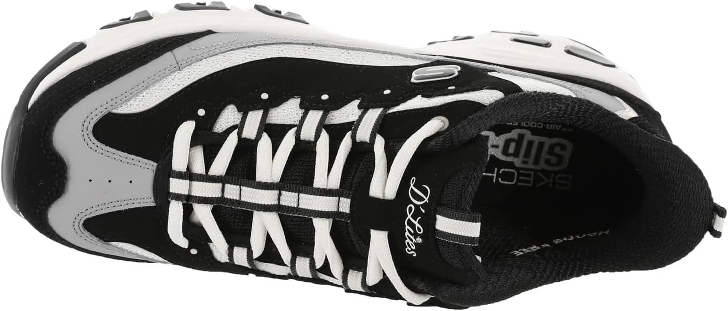 Skechers Women's D'Lites-Smooth Nostalgia, Hands Free Slip-ins Sneaker
