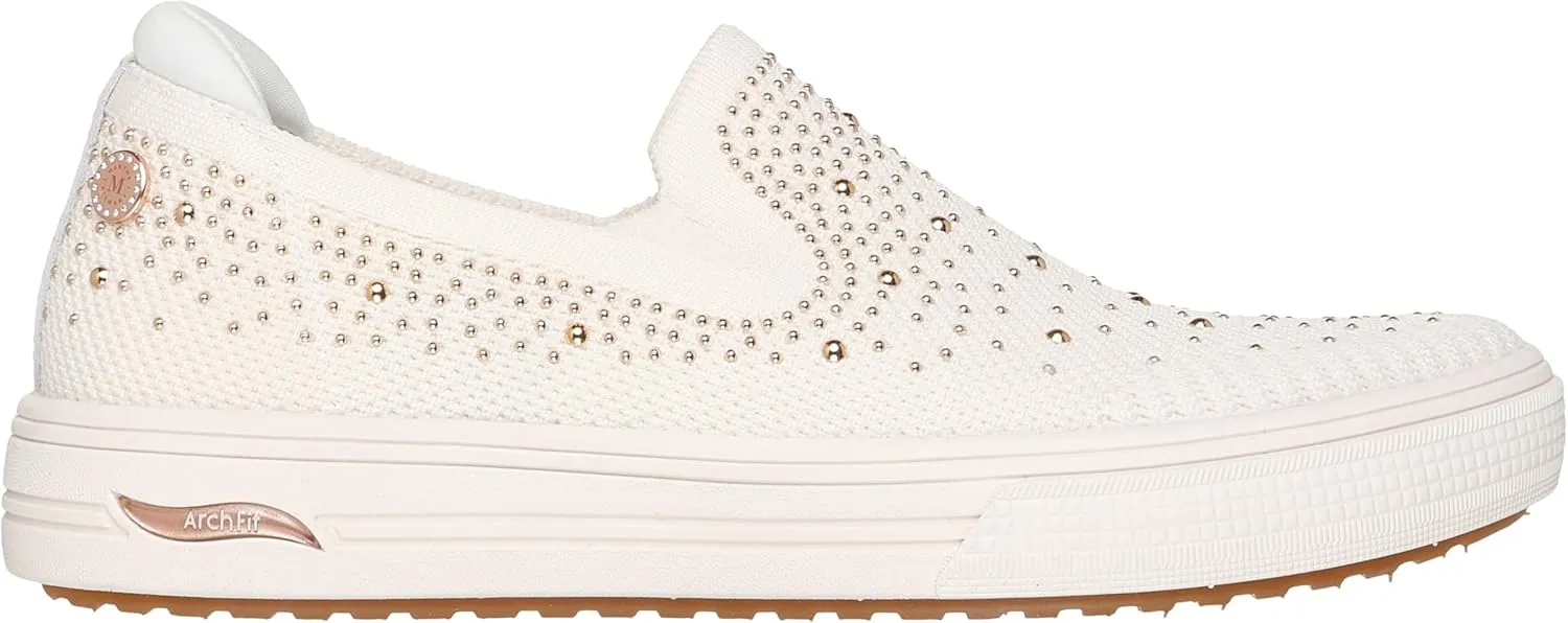 Skechers Women's Martha Stewart:Arch Fit Arcade-Glitz Gal Sneaker