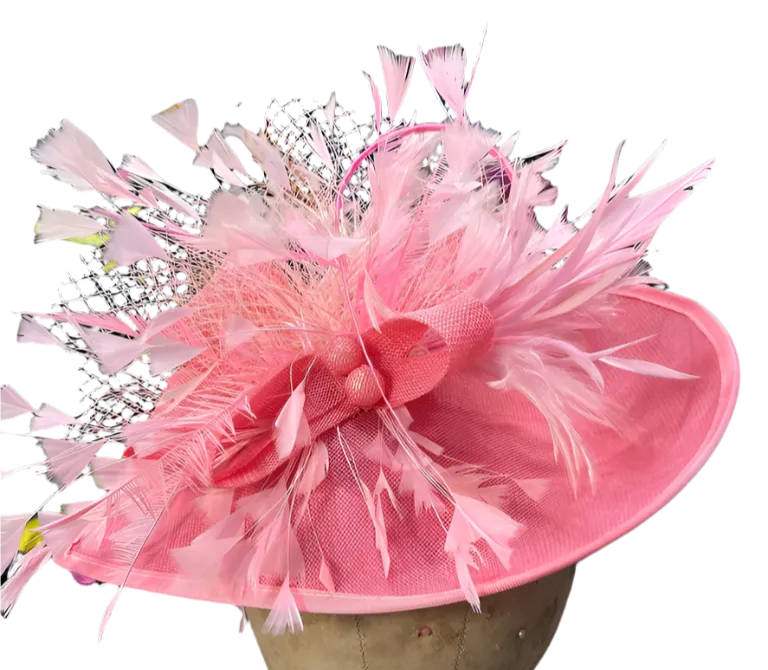 Soft Pink Fascinator