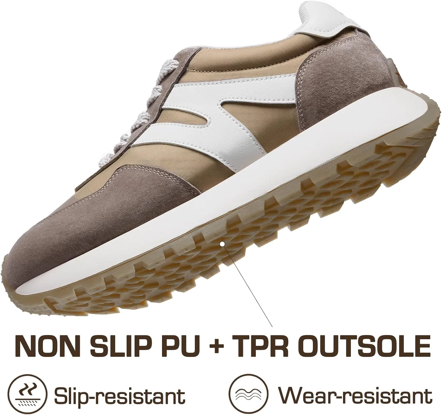 somiliss Sneakers for Women Breathable Fabric Genuine Leather Suede Upper Non Slip Walking Shoes Running Tennis Fashion Sneakers