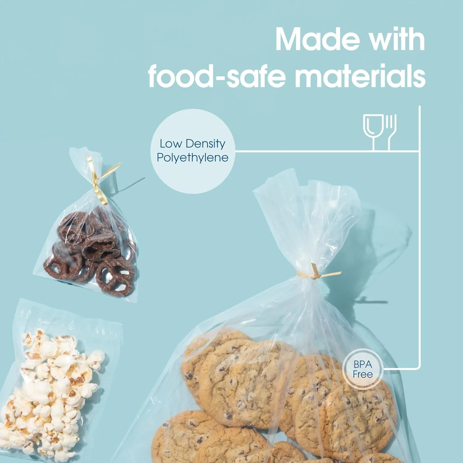 Spartan Industrial - 18” X 24” (100 Count) 1.1 Mil Flat Open End Clear Plastic Poly Bags - for Proofing Bread Dough, Packaging Clothes, Shirts (Thin & Lightweight - Bags DO NOT Have Seal & Prints)