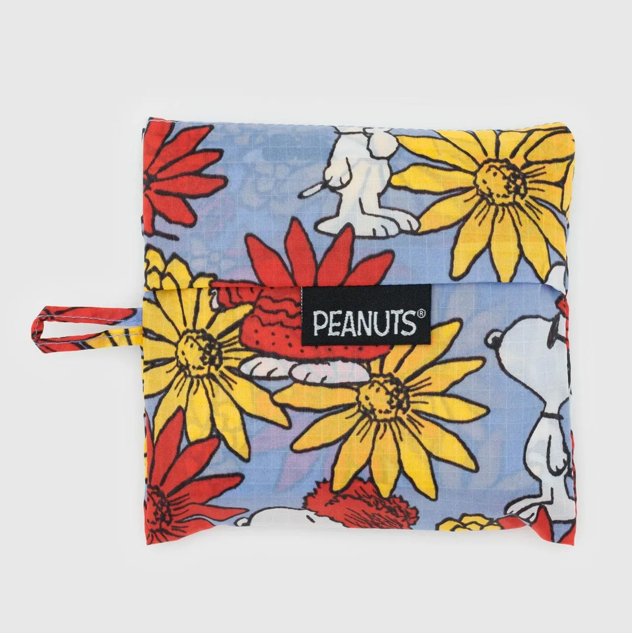 Standard Reusable Tote: Floral Snoopy