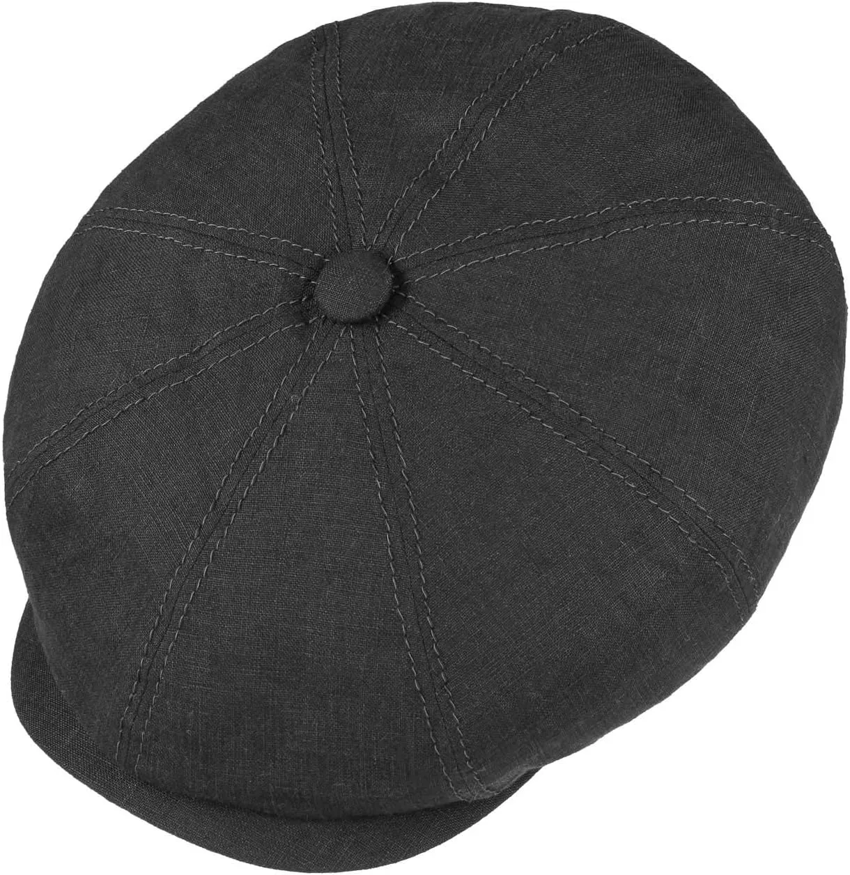 Stetson Hatteras Linen Newsboy Cap Women/Men | Made in The EU