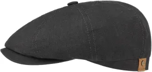 Stetson Hatteras Linen Newsboy Cap Women/Men | Made in The EU