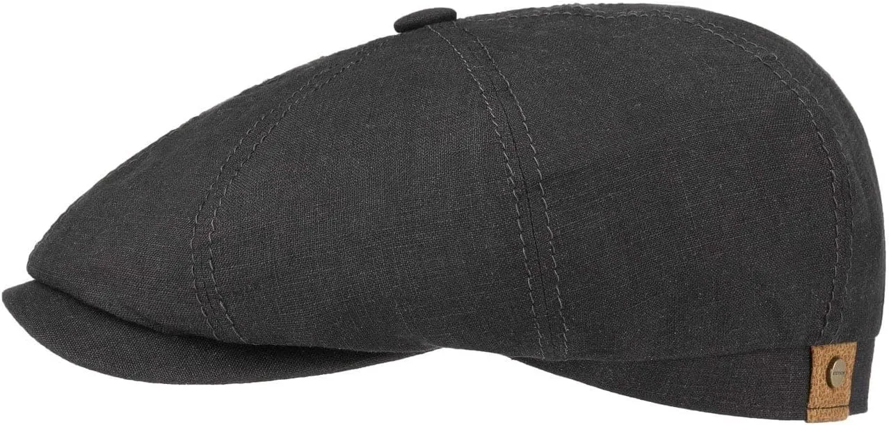Stetson Hatteras Linen Newsboy Cap Women/Men | Made in The EU