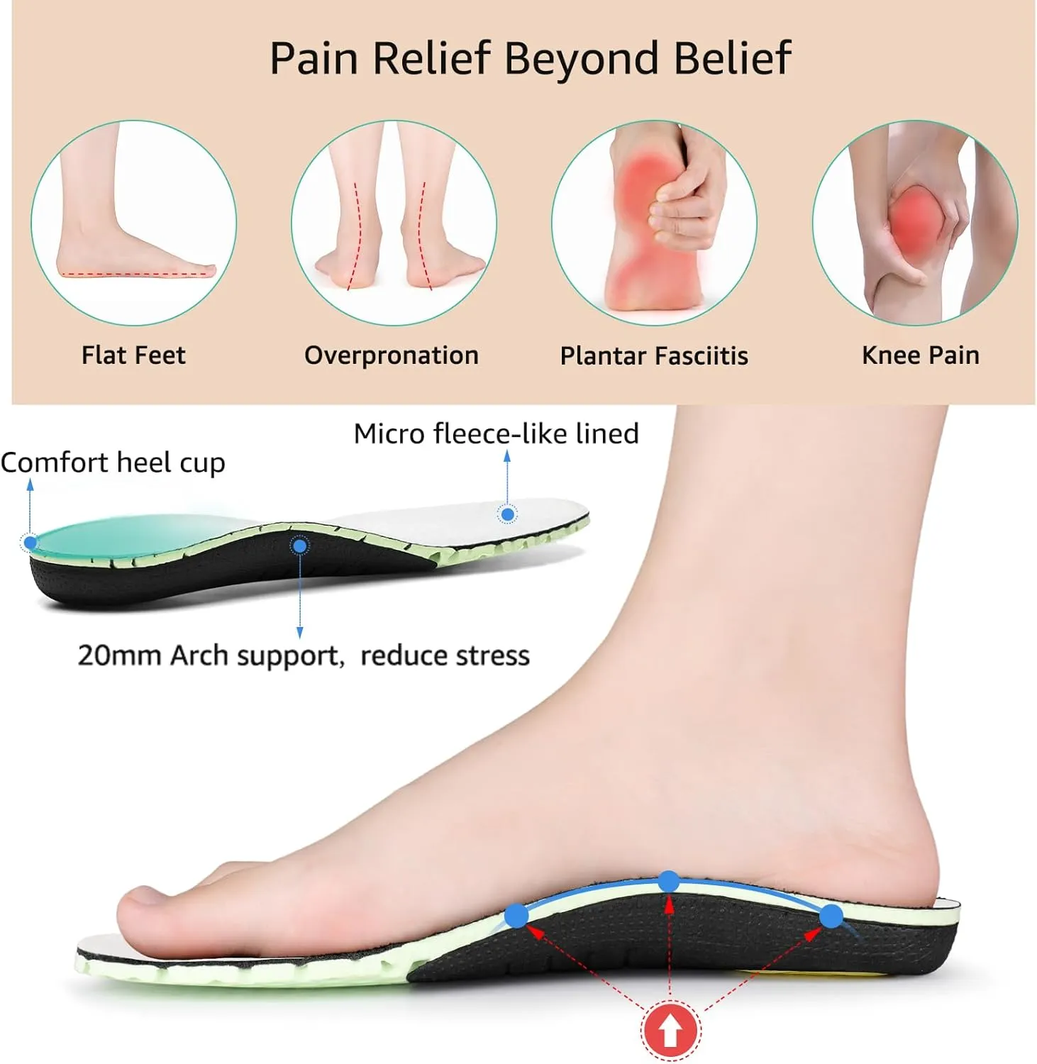 STQ Slip On Women's Loafers丨Orthopedic Fur Lined Warm Winter Boat Shoes Walking Casual Travel Sneaker Plantar Fasciitis Relief